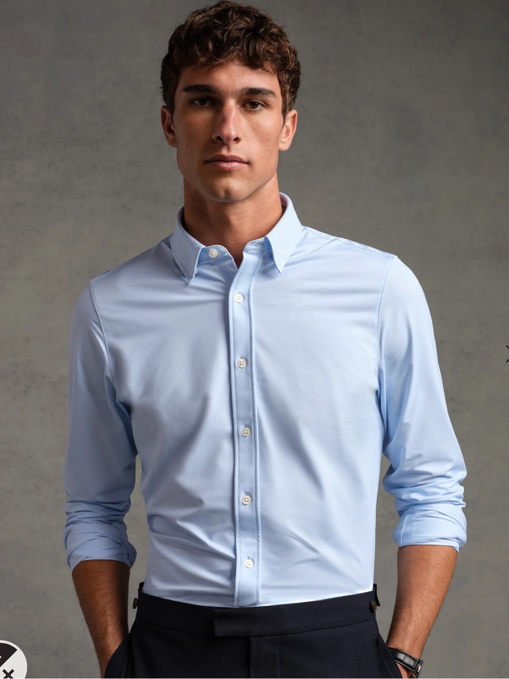 Rhone Commuter® Shirt - Slim in business blue